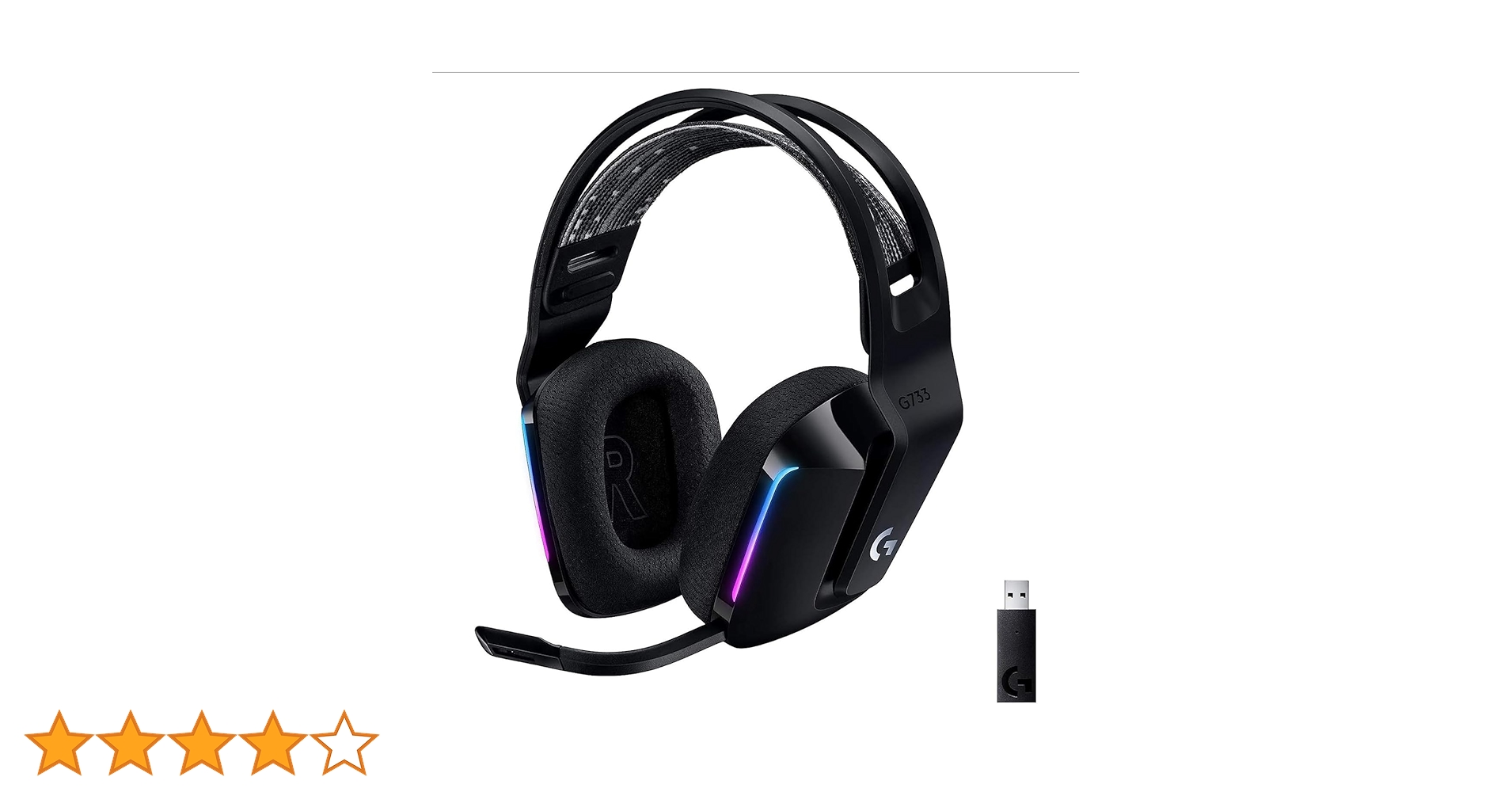 【新品・未開封品】Logicool G ヘッドセット G733-BKrd ロジクール ゲーミングヘッドセット ワイヤレス（USB） /ヘッドバンド